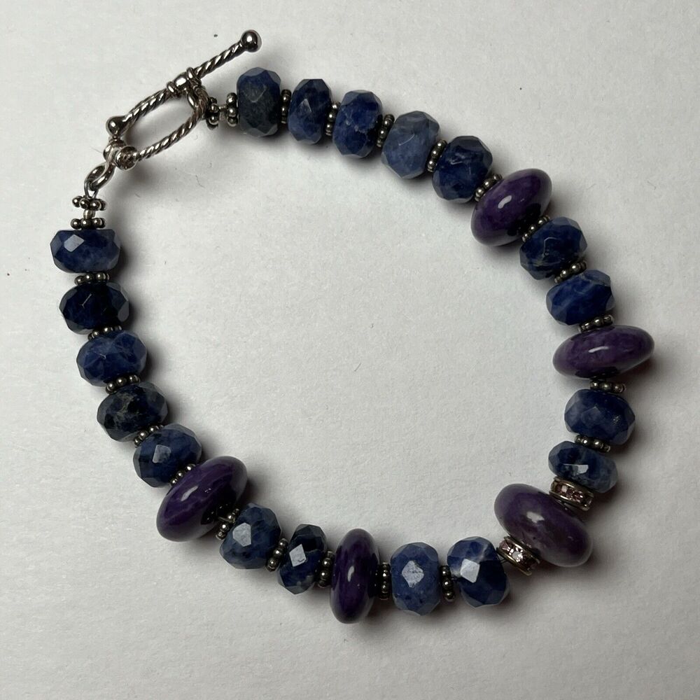 Beaded Charoite Bracelet